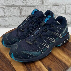 Salomon XA Pro 3D GTX Gore-Tex Mens10.5 Navy Blue Trail Running Shoes